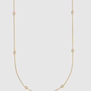 Gucci Interlocking G Fine Station 18kt Yellow Gold Necklace NECKLACE Bailey's Fine Jewelry