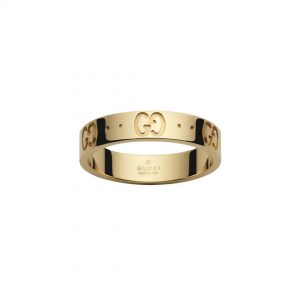 Gucci Icon 18kt Gold Thin Band Ring RINGS Bailey's Fine Jewelry