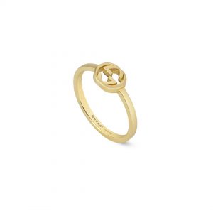 Gucci Interlocking G 18k Yellow Gold Ring