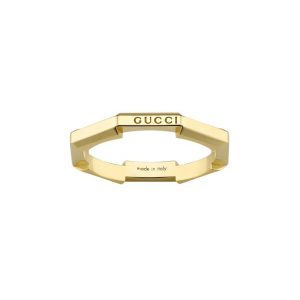 Gucci Link to Love 18K Gold Ring RINGS Bailey's Fine Jewelry