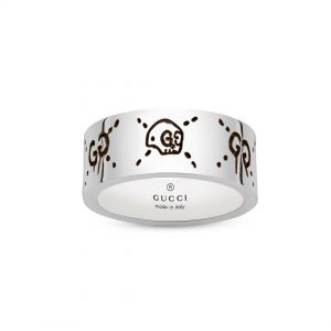 Gucci Ghost Silver Band Ring RINGS Bailey's Fine Jewelry