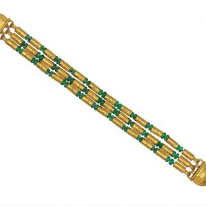 Gurhan Vertigo Emerald Gold Beaded Multi BRACELET Bailey's Fine Jewelry