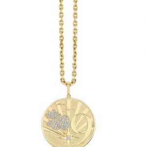 Sydney Evan Cloud Nine Coin Necklace NECKLACE Bailey's Fine Jewelry